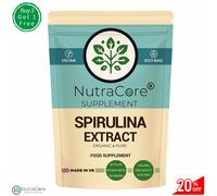 Organico Spirulina Capsula 600mg (Verde & Blu Alghe ) Immunità, Disintossicante,