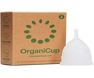 OrganiCup Taglia A, per donne sotto i 30 anni e che non hanno partorito, 1 pezzo (confezione da 1)
