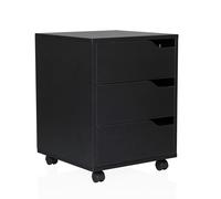 ORGANISER I - Cassettiera con rotelle Nero