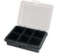 ORGANIZADOR DE PLÁSTICO CON 6 COMPARTIMENTOS L 120 X P 100 X H28 MM