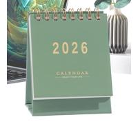 Organizador Mensile De Mesa - Calendario De Escritorio 2025-2026 Pequeño | Agenda De Planificación Diaria Para Estudiantes, Oficina Hogar Estudio Adultos, Profesores, Oficina, Escuela Y Hogar