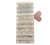 Organizadora Para Láminas De Transferencia De Uñas | Suministros Para ,Contenedor Para Hojas De Transferencia De Uñas,Para Mujeres, Estudiantes De Belleza, Viajes Y Salón En Casa