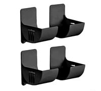 Organizational Solution, confezione da 4 rack da parete per un facile accesso a sacchetti della spazzatura e pellicole di plastica (nero)