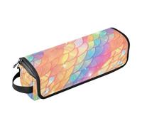 Organizer 2 in 1 per strumenti per capelli con cuscinetto resistente al calore, custodia per il trasporto, organizer per ferro arricciacapelli piatto, impermeabile, per ferri da stiro e accessori per