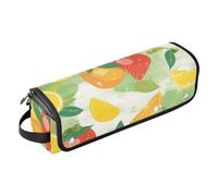 Organizer 2 in 1 per strumenti per capelli, con cuscinetto resistente al calore, impermeabile, portatile, aperto, piatto, borsa da viaggio per raddrizzatori, ferro arricciacapelli, asciugacapelli