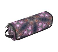 Organizer 2 in 1 per strumenti per capelli con tappetino in ferro, custodia per il trasporto di ferro arricciacapelli piatto, organizer impermeabile per utensili caldi e accessori per la cura dei