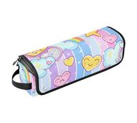 Organizer 2 in 1 per strumenti per capelli con tappetino in ferro, custodia per il trasporto, organizer impermeabile per ferri da stiro, piastre, ferri arricciacapelli, vestiti da principessa, corona