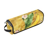 Organizer 2 in 1 per strumenti per capelli, con tappetino rimovibile resistente al calore, custodia da viaggio a doppio strato, per ferri da stiro, piastre, arricciacapelli, banane artistiche, frutta,