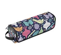 Organizer 2 in 1 per strumenti per capelli e tappetino resistente al calore con cerniera, grande custodia da viaggio per arricciacapelli, piastra per capelli piatti, Merry Christmas (30) organizer per