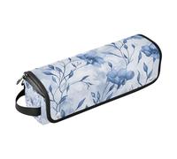 Organizer 2 in 1 per strumenti per capelli e tappetino resistente al calore, con custodia per il trasporto di ferro arricciacapelli piatto, impermeabile, organizer per ferri da stiro e accessori per