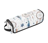 Organizer 2 in 1 per strumenti per capelli e tappetino resistente al calore, grande capacità, organizer per piastre da stiro, piastre, arricciacapelli, acchiappasogni occidentale, tribale, stella