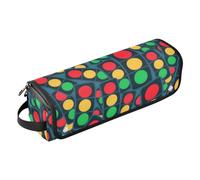 Organizer 2 in 1 per strumenti per capelli, tappetino resistente al calore, custodia portatile per ferro arricciacapelli, piastra per capelli piatti, luce di segnalazione colorata