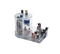 ORGANIZER 2IN1 TRASPARENTE CRILEX PER GIOIELLI TRUCCHI COSMETICI MAKE-UP 59070