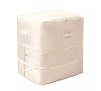 Organizer a compressione ultra salvaspazio, grande capacità, per vestiti, 52 x 42 x 30 (condensa) - 60 cm (estendibile) cm (rosa albicocca)