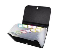 Organizer a fisarmonica, Cartella di file for fisarmonica A6 a 7 o 13 strati con schede indice e stili multipli(13 Squares-b)