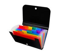 Organizer a fisarmonica, Cartella di file for fisarmonica A6 a 7 o 13 strati con schede indice e stili multipli(13 Squares-a)