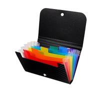 Organizer a fisarmonica, Cartella di file for fisarmonica A6 a 7 o 13 strati con schede indice e stili multipli(7 Squares-a)