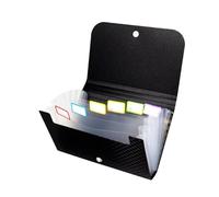 Organizer a fisarmonica, Cartella di file for fisarmonica A6 a 7 o 13 strati con schede indice e stili multipli(7 Squares-b)
