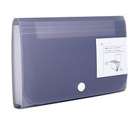 Organizer a fisarmonica con tasche, Cartella portadocumenti A6 Portadocumenti Espandi Portafoglio 13 tasche Organizzatore di banconote Bianco Forniture for ufficio(5)