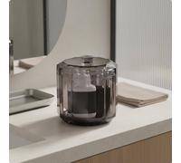 Organizer Acrilico con Coperchio Design Sfaccettato per Lash Artist, Estetiste