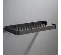 Organizer angolare da parete per doccia, con cestello drenante e gancio per riporre il bagno