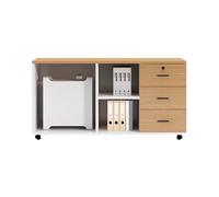 Organizer Armadietto da ufficio sotto la scrivania Armadietto portaoggetti da scrivania Armadietto laterale con cassettiera con armadietto laterale con serratura Armadietto corto Documenti