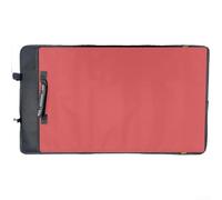 Organizer arrotolabile per attrezzi, per elettricisti, edilizia, HVAC, tecnici, tessuto Oxford 600D, per riparazioni domestiche e officine, colore: rosso