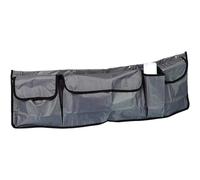 Avilia Organizer Bagagliaio Auto 4 scomparti - Tasca Portaoggetti per Baule in Nylon - Sacca portaoggetti per baule auto impermeabile - Nero - 98x30 cm