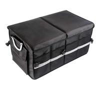 Organizer Bagagliaio Auto Pieghevole per Freeman 2005-2023 - Box Portaoggetti Capiente con Tasche Elastiche Fondo Antiscivolo,Black