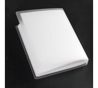 Organizer bianco per unghie con 40 scomparti per raccogliere, conservare e esporre adesivi, decalcomanie e accessori per arte di unghie. Utile per manicure, forniture per unghie, strumenti per unghie,