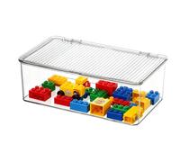 Organizer Box For Pantry - Dustproof Container With Lid For Bathroom Kitchen Home | Organizer Box | Dustproof Transparent Bins With Dorm Apartment Make Up Jewelry Pen Stationary Snack Tea Bag Badge