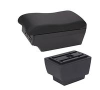 Organizer Braccioli Bracciolo Per Skoda Per Fabia III Per Combi Auto Box Bracciolo Retrofit Parti Scatola Immagazzinaggio Accessorie Auto 2015-2020 poggiabraccio(A2 Black line 7USB)