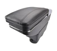 Organizer Braccioli Per Nissan Per Versa Per Tiida Per Latio 2007-2011 Centro Center Console Scatola Di Immagazzinaggio Bracciolo Girevole poggiabraccio(Filo nero)