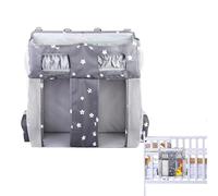 Organizer Comodino Oxford Grande Capacità Multi-Scomparto | Organizer Con Tasche Culla Giochi, Biberon, Bavaglino, Lettino, Casa, Pareti, Camera Da , Maschi, Femmine, Bambini