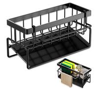 Organizer Cucina per Lavello Salvaspazio, Organizer per Lavello con Scolapiatti, Organizzatore per Lavello, Porta Spugne Lavello Cucina, Organizzatore per Stracci, Pennelli, Spugna e Sapone