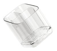 Organizer da bagno con installazione senza trapano per spazzolini elettrici e accessori Robusto portaoggetti in plastica Design salvaspazio Organizer da bagno adesivo per spazzolino elettrico