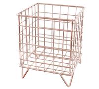 Organizer Da Basket Desktop 8x6x4in Organizzatore Di Rete Desktop, Scatola Di Supporto Anti-Rust Ventilata, Base Anti-Lift | Contenitore In Metallo Per Capsule Di Caffè, Note, Articoli