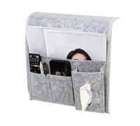 Organizer da comodino per letto in feltro per pannolini e libri a distanza | Con scomparti laterali del letto organizer per studenti, adolescenti, tablet, camper, ospedale, camera da letto, appartamento
