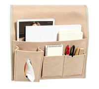 Organizer da comodino per letto in feltro per pannolini e libri a distanza | Con scomparti laterali del letto organizer per studenti, adolescenti, tablet, camper, ospedale, camera da letto, appartamento