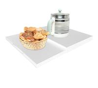 Organizer da cucina per microonde, salvaspazio, per forno e macchina da caffè, organizer da cucina estraibile, per casa, hotel e ristorante