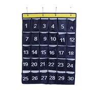 Organizer Da Parete Con 30 Tasche Numerate 79X60Cm Borsa Portaoggetti Da Parete Borsa Portaoggetti Con Tasche Da Appendere Alla Parete Portaoggetti Da Appendere Con 4 Ganci Per Riporre Cellulari