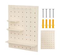 Organizer da parete con ripiani Organizer da appendere Marrone 60x80cm 20 kg