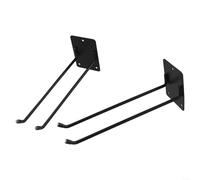 Organizer da parete in acciaio per attrezzi da garage, 2 pezzi, progettato per mantenere gli attrezzi da giardino come rastrelli e pale organizzati e facilmente accessibili