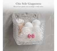 Organizer da Parete per Bagno, Cestino Organizer in Plastica, per cosmetici