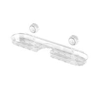 Organizer da parete per il bagno, mensola portaoggetti per rubinetto, porta sapone a resistente con robusta griglia di drenaggio, scaffale sospeso per articoli da toeletta galleggianti, ideale