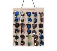 Organizer da parete per occhiali da sole, con 15 scomparti verticali in feltro | Organizer da parete per occhiali da sole, comodino, camera da, occhiali, armadio