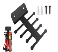 Organizer da parete per palestra, multifunzione, resistente, in metallo, per attrezzature da palestra, per esercizi, allenamento, routine, casa, fitness