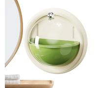 Organizer da parete per profumi, con coperchio antipolvere trasparente, con scomparti rotanti, organizer per campioni di profumo | per la cura della pelle, toeletta, bagno, dormitorio e soggiorno