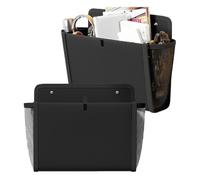 Organizer da parete per ufficio, pannello modulare con lavagna magnetica, bacheca in sughero, contenitori per lettere e ripiani galleggianti, organizer versatile da parete per casa o ufficio aziendale