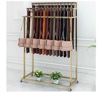 Organizer da pavimento per cinture, cravatte, sciarpe, espositore salvaspazio per negozi di abbigliamento e camere da letto